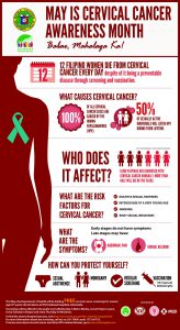 cervical cancer awareness month philippine doh flyer