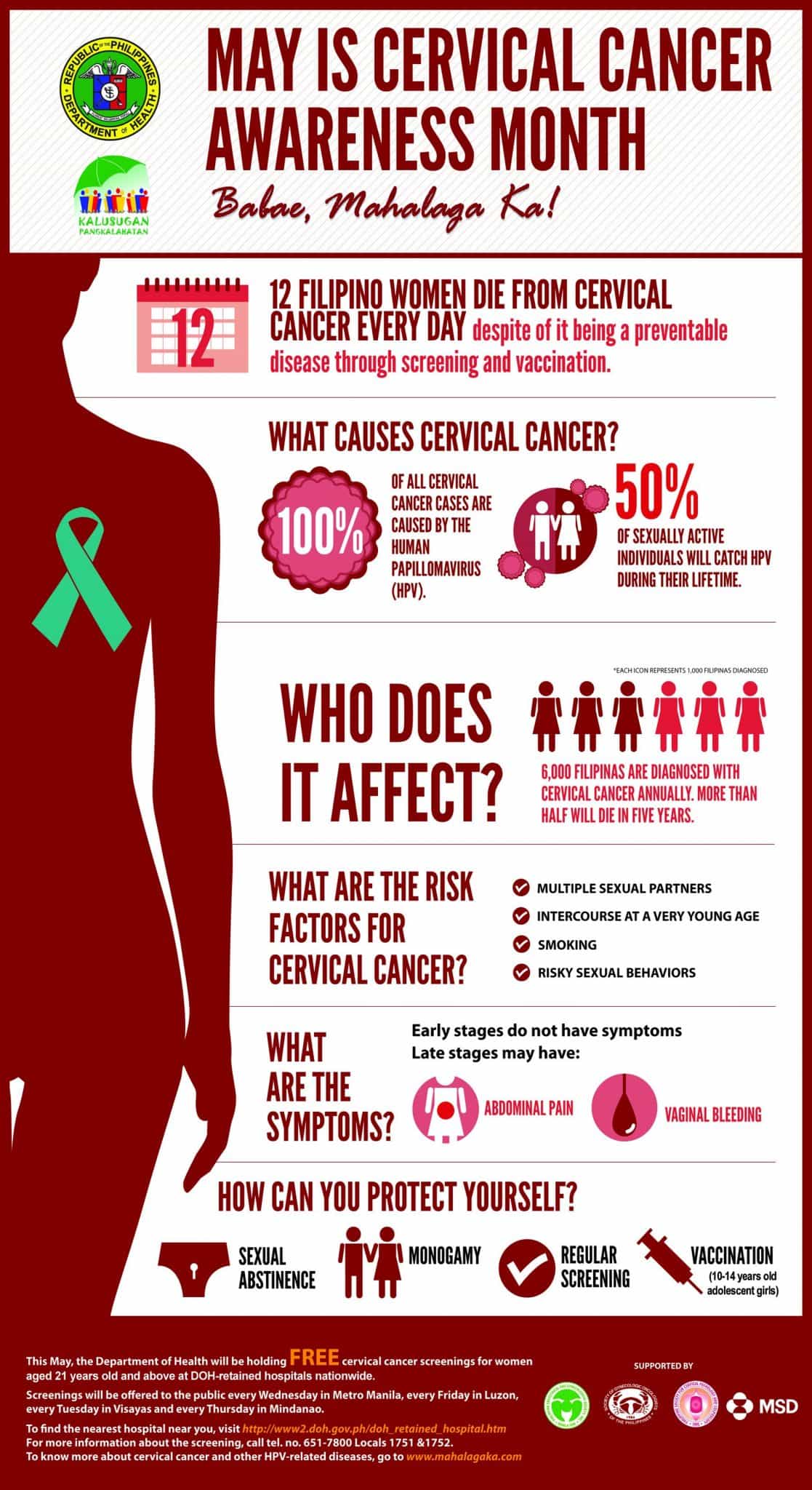 Cervical Cancer Awareness Month Philippine Flyer 