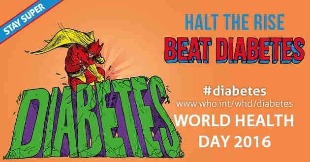 world health day 2016 - beat diabetes