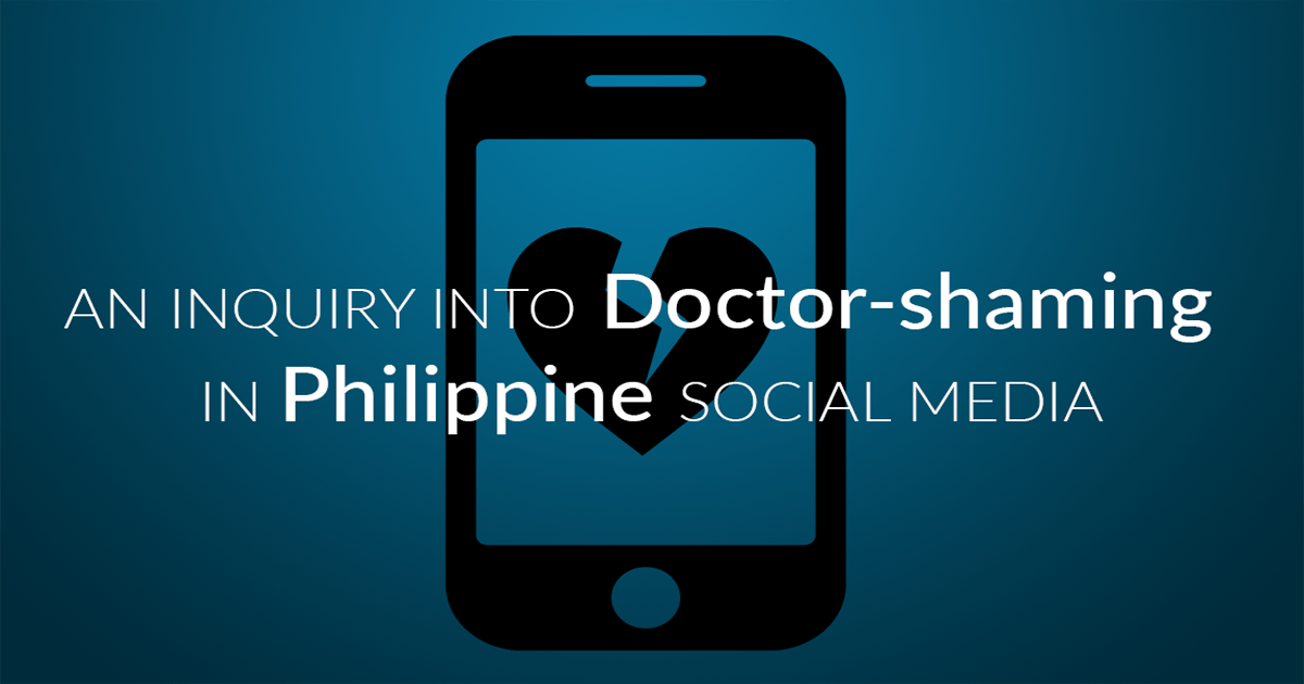 Investigating the Rise of Doctorshaming in the Philippines