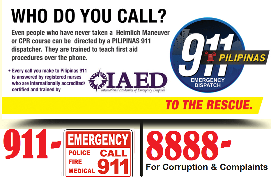 911 philippine emergency hotline