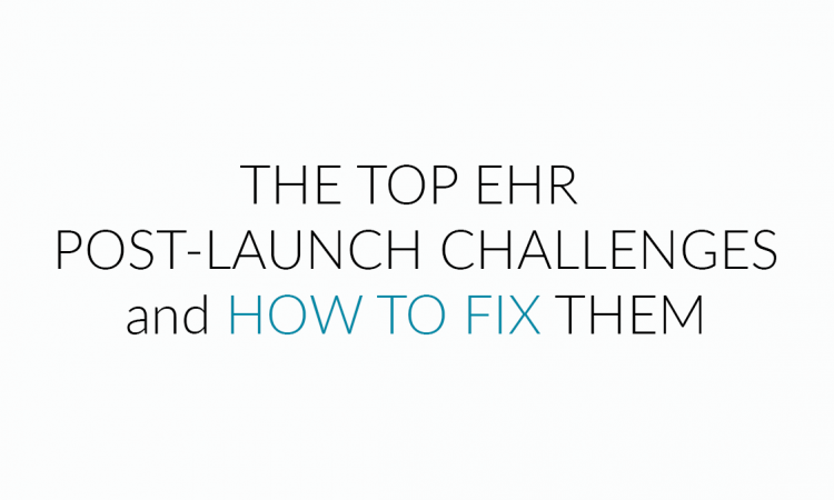 EHR post-launch challenges fixes