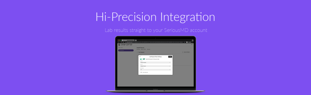 SeriousMD HiPrecision NowServing Integration