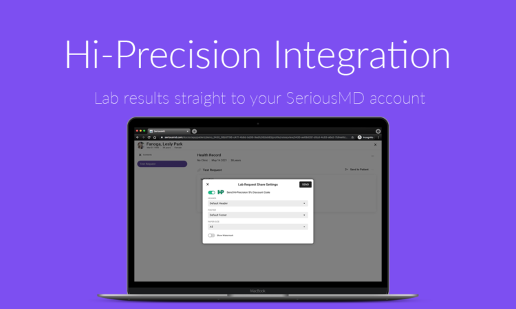 SeriousMD HiPrecision NowServing Integration